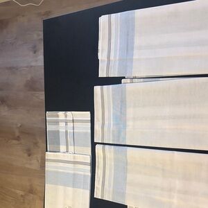 Wembley Blue and White Pocket Squares